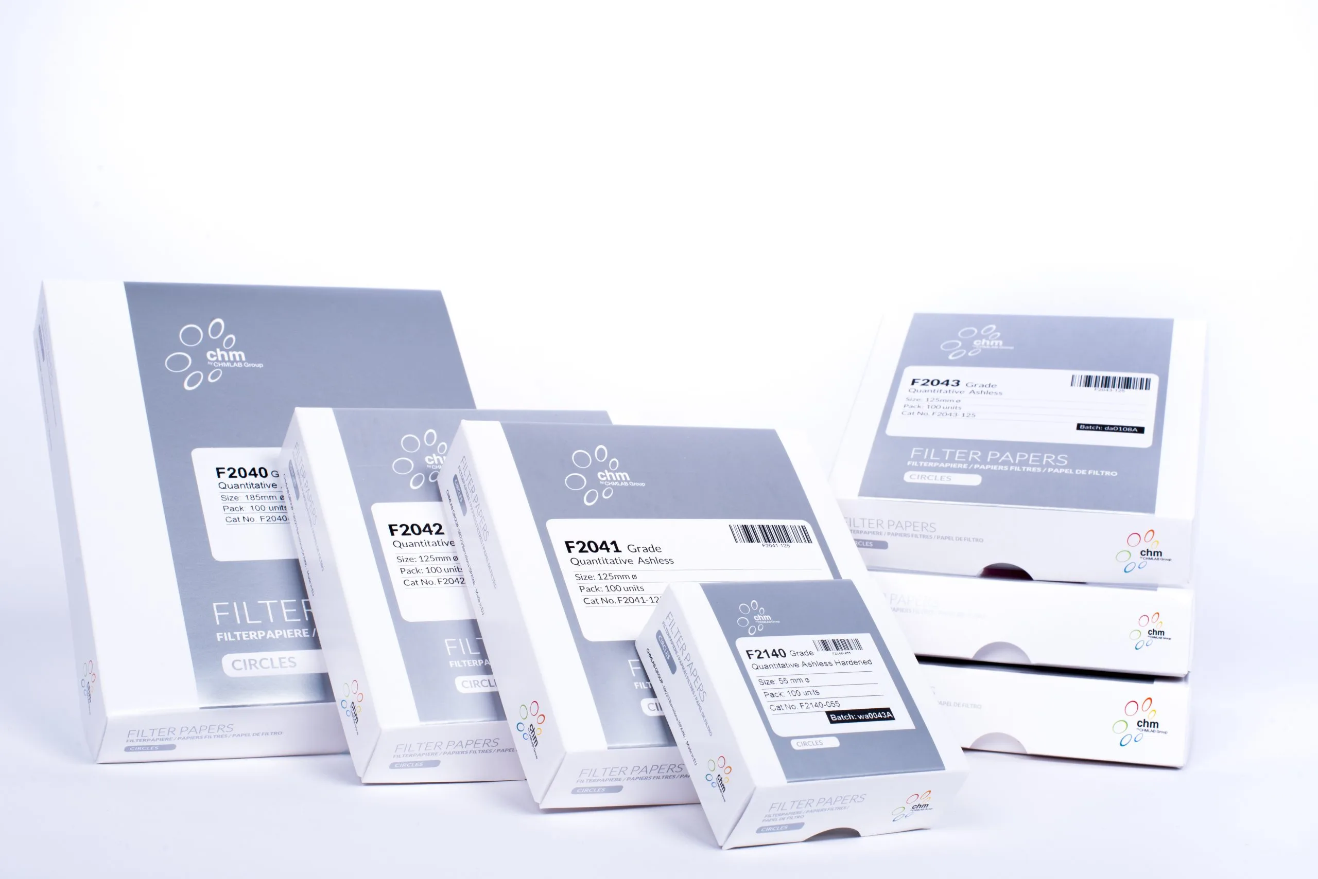 Filtru cantitativ F2040 pentru filtrare mediu-lentă, CHMLAB