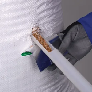 Prelevator din saci cu vas colector, QuickPicker PP transparent, Bürkle