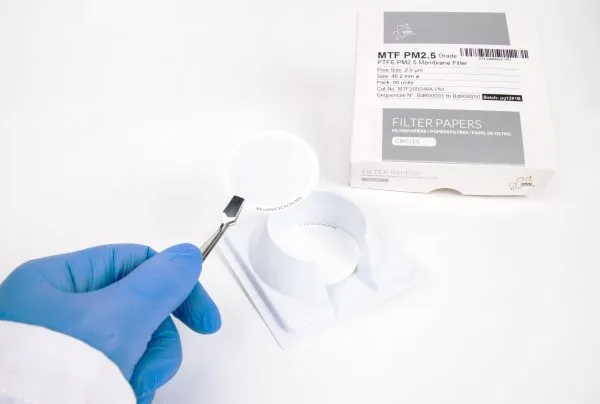 Membrane PTFE PM2.5 pentru analiza particulelor din aer