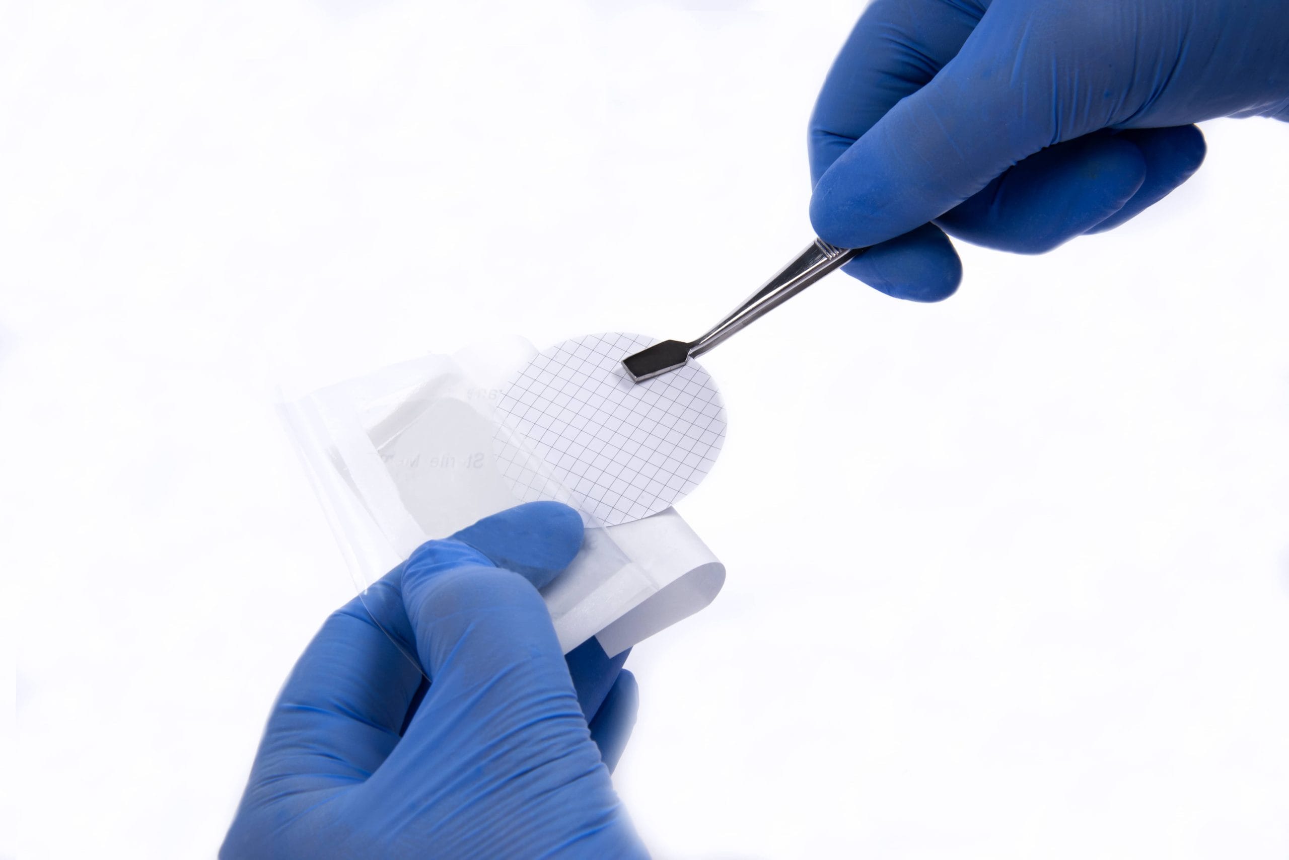 Membrane albe din esteri de celuloză mixtă CHM® MNW cu grilă neagră